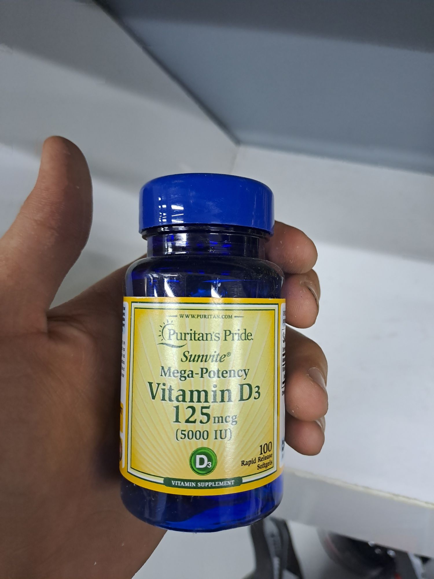 Vitamin d3  gold california 125mg  90 gelatin