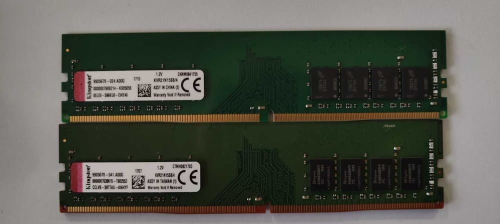 Processor G4400 si RAM Kingstom  KVR21N15S8/4