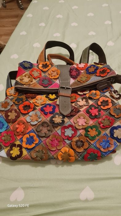 Vând rucsac din piele naturala nou cu eticheta