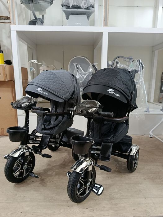 Велосипед коляска 2в1 как мотоцикл для детей спинка откидывается