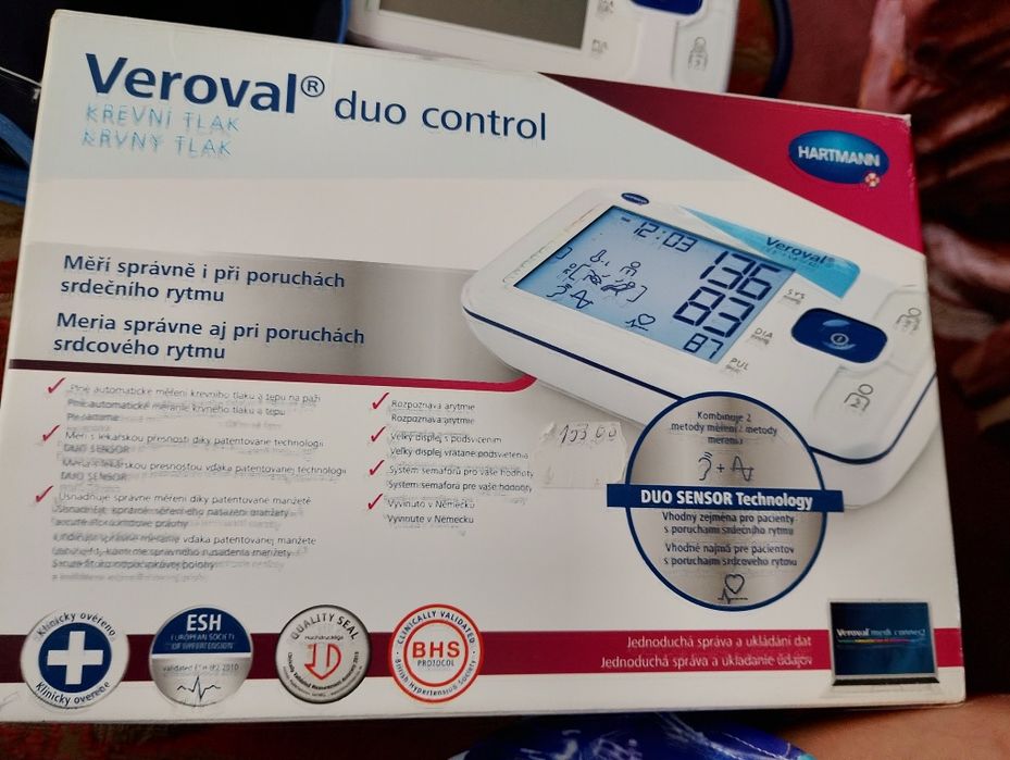 Апарат за кръвно Veroval Duo Control hartmann