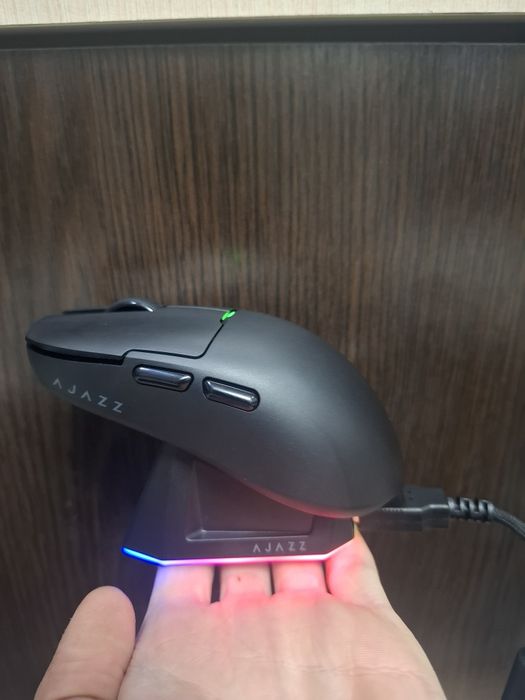 Мышка ajazz новая с док станцией мышка хорошая беспроводная