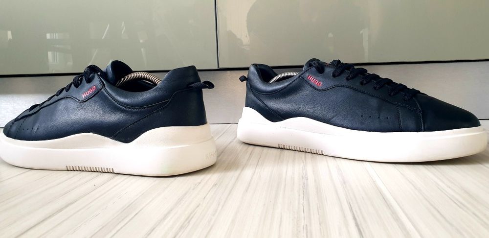 Hugo Boss HUGO Leather 42/26 .5 - 27 см ОРИГИНАЛ Мъжки кец от ест кожа