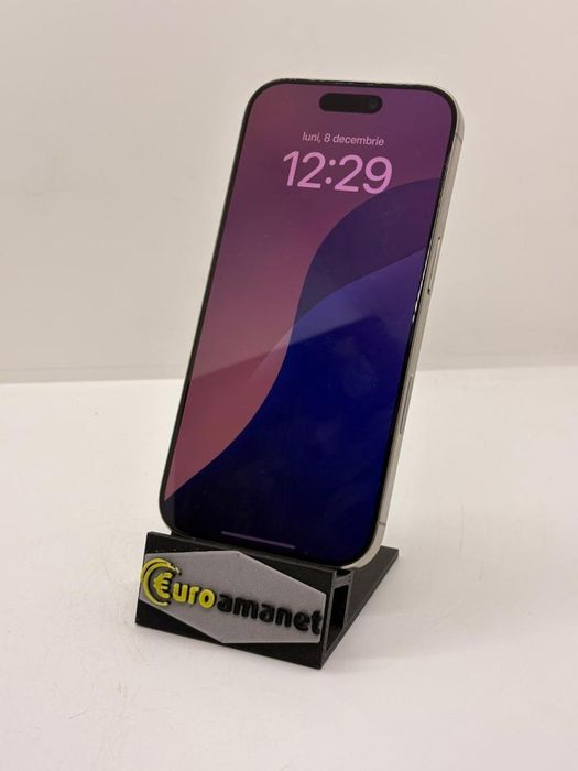 Telefon mobil Apple iPhone 16 Pro, 256GB, 5G, 100% Baterie -A-