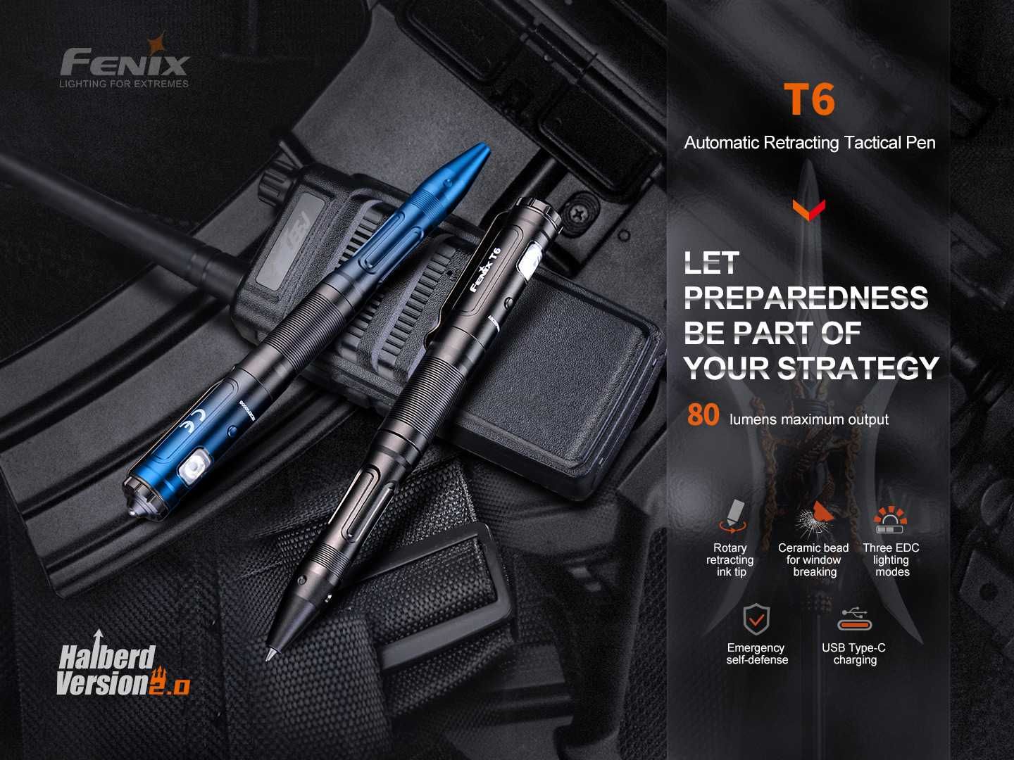 Pix tactic Fenix T6 Aluminiu