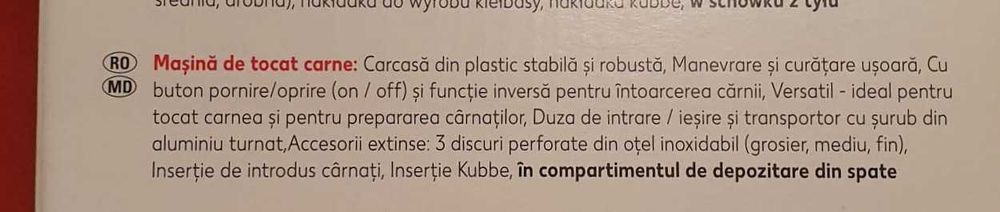 Masina tocat carne 600 w