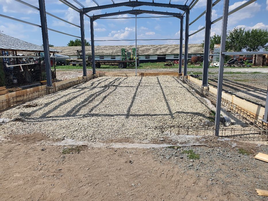 Hale 10x20m structuri metalice constructii garaj cereale agricole hală