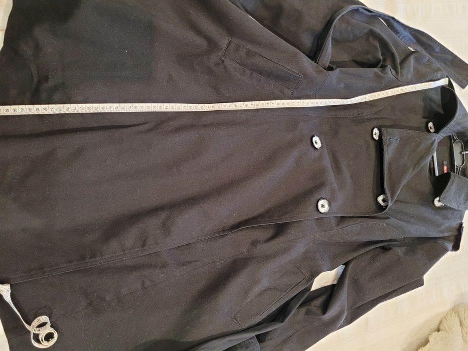pardesiu negru, RVL, marimea 40, din bumbac