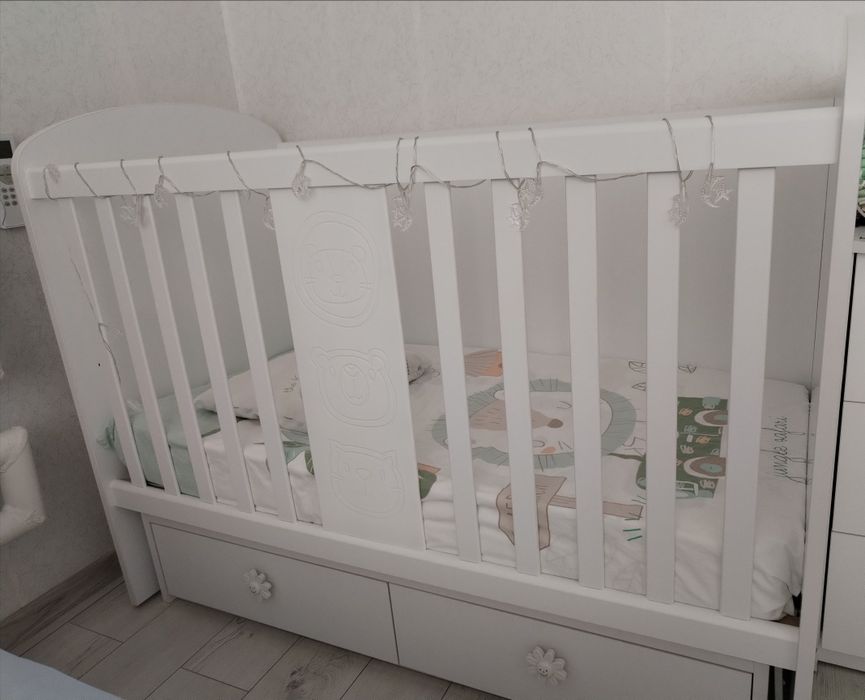 Детска Кошара JimmyLee +Матрак 60/120/10