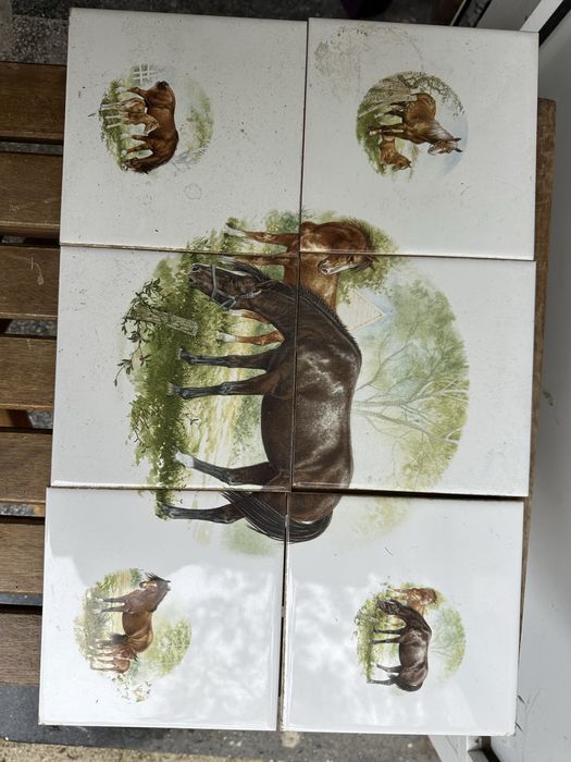 Пано  Коне На Керамични плочки