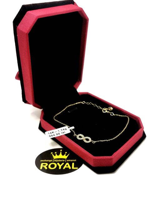 Bijuteria Royal bratara din aur 14k 1.74 gr