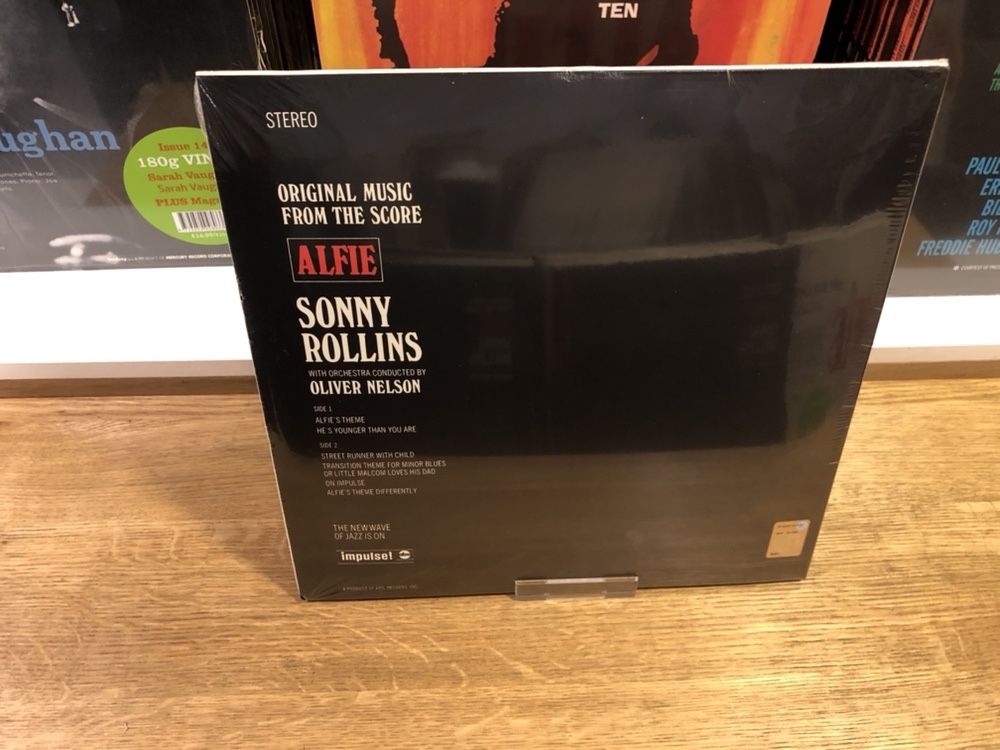 Sonny Rollins With Orchestra By Oliver Nelson - Alfie (LP, RE, 180g)