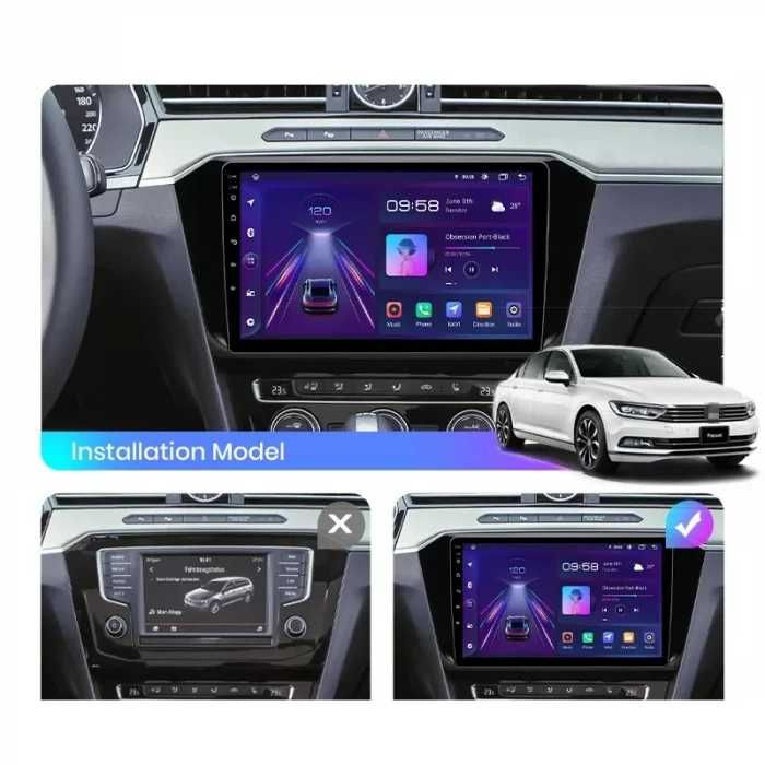 Navigatie Android  VW Passat B8 / Carplay / Android Auto + Camera