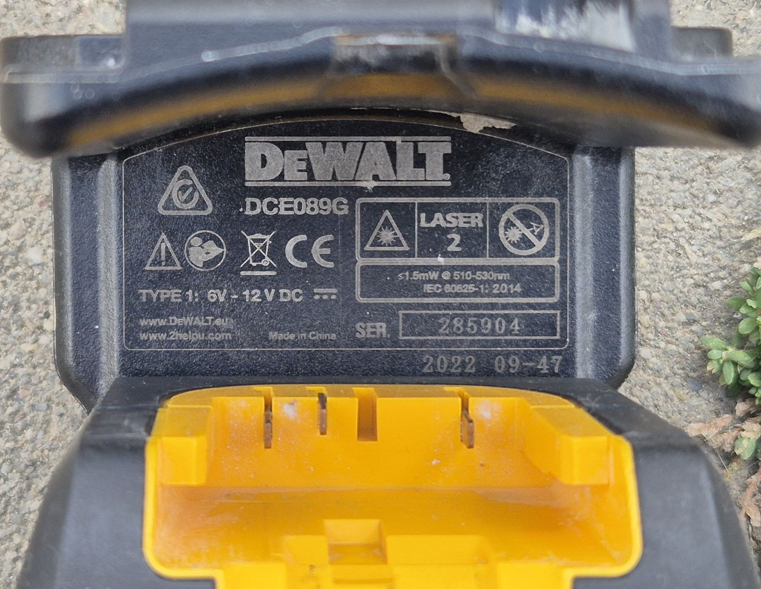 Лазерен нивелир DeWALT DCE0891G в гаранция