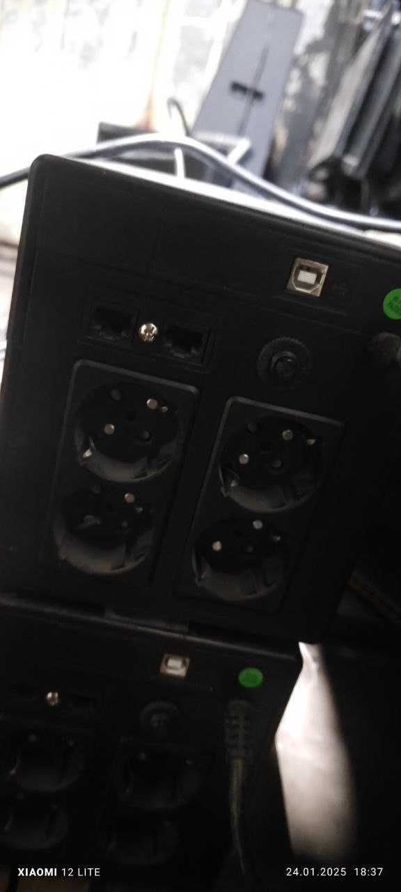 UPS - ИБП 2х аккумуляторные ION V-1000 LCD. 5 штук