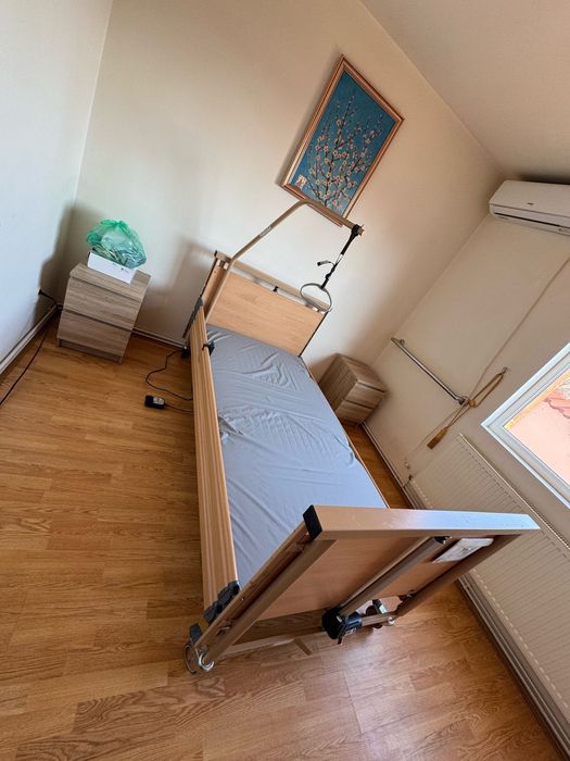 pat cu telecomanda 100x200