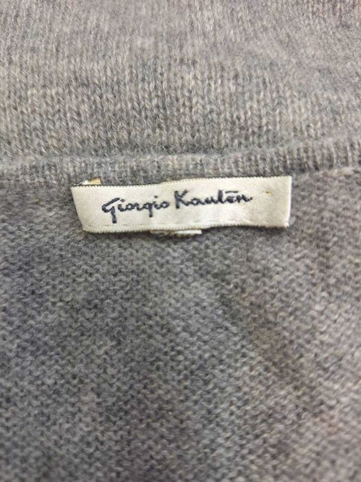 GIORGIO KANTEN размер XS 100% КАШМИР дамски кашмирен пуловер сив