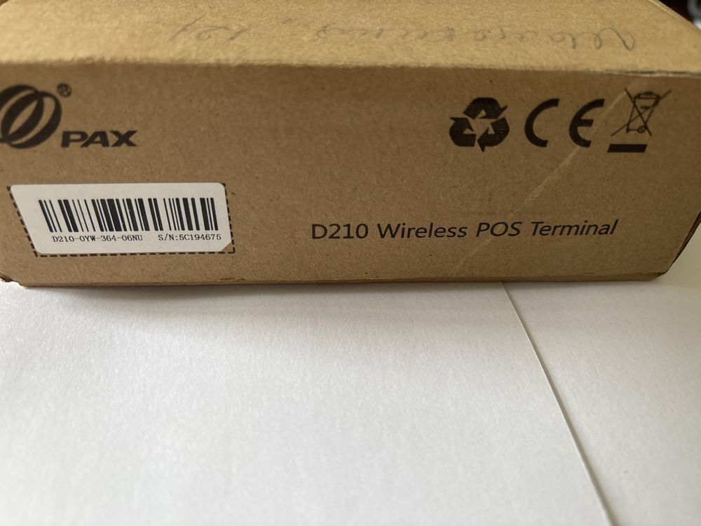 Продаю новый POS-терминал PAX D210 (VRLS Post Terminal