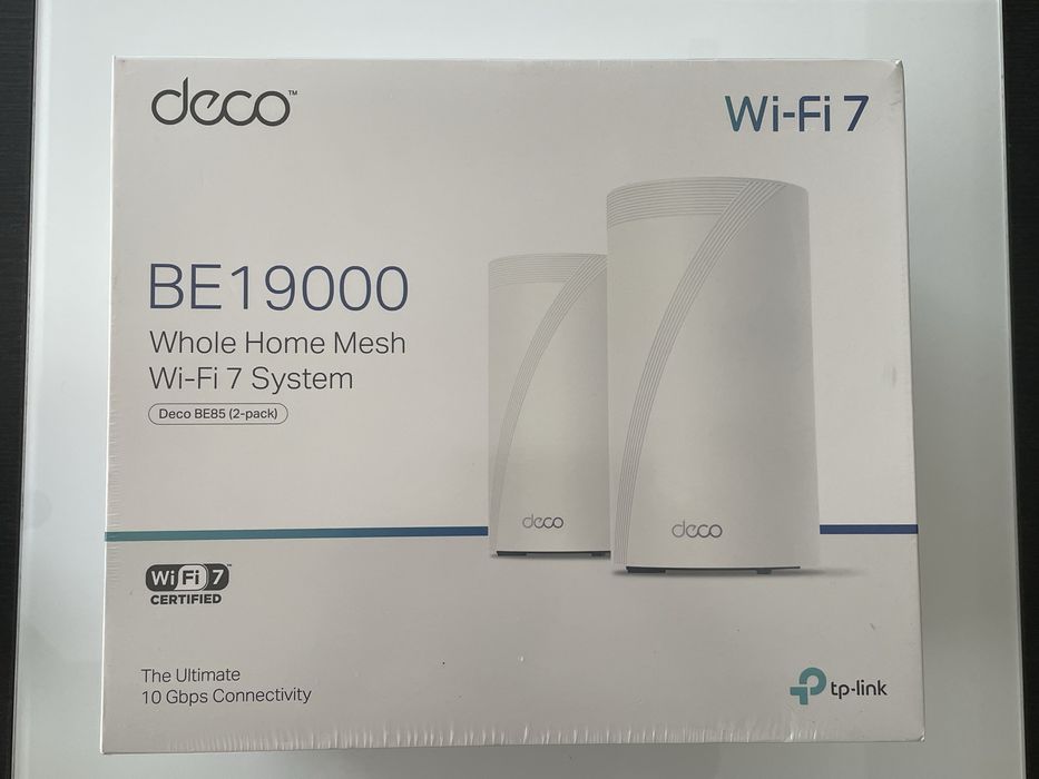 Router Mesh Wifi 7 Deco BE85 2 pack BE19000 sigilat