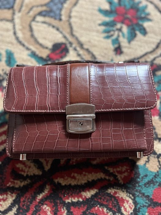 Барсетка сумка кожанный