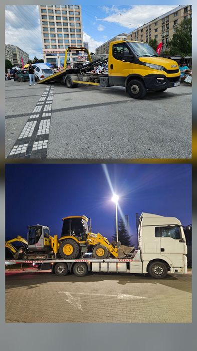 Tractari Auto/Camioane & Transport Utilaje(Trailar) Iași