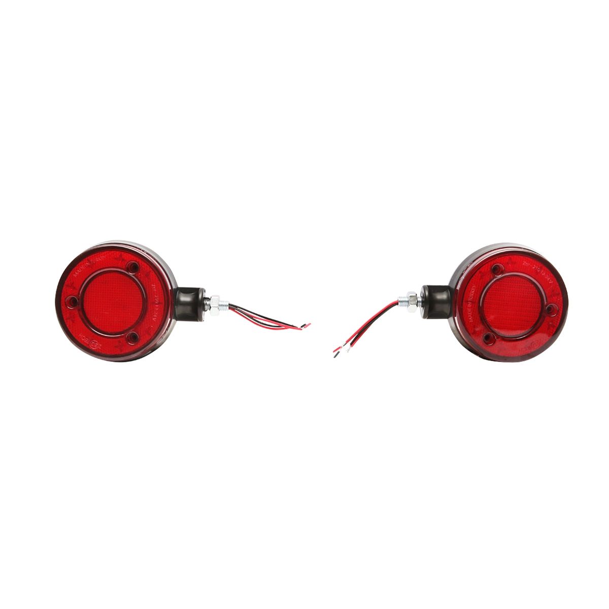 Lampa gabarit LED 12/24V pentru oglinda camion rosu/alb