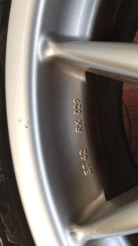 BBS RK Джанти с гуми  225/40/18 5х108 63.4мм.(ford ST)