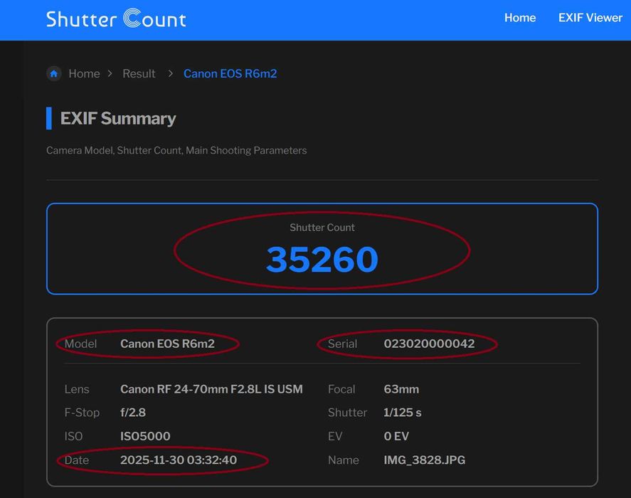 тяло - Canon r6 mark II