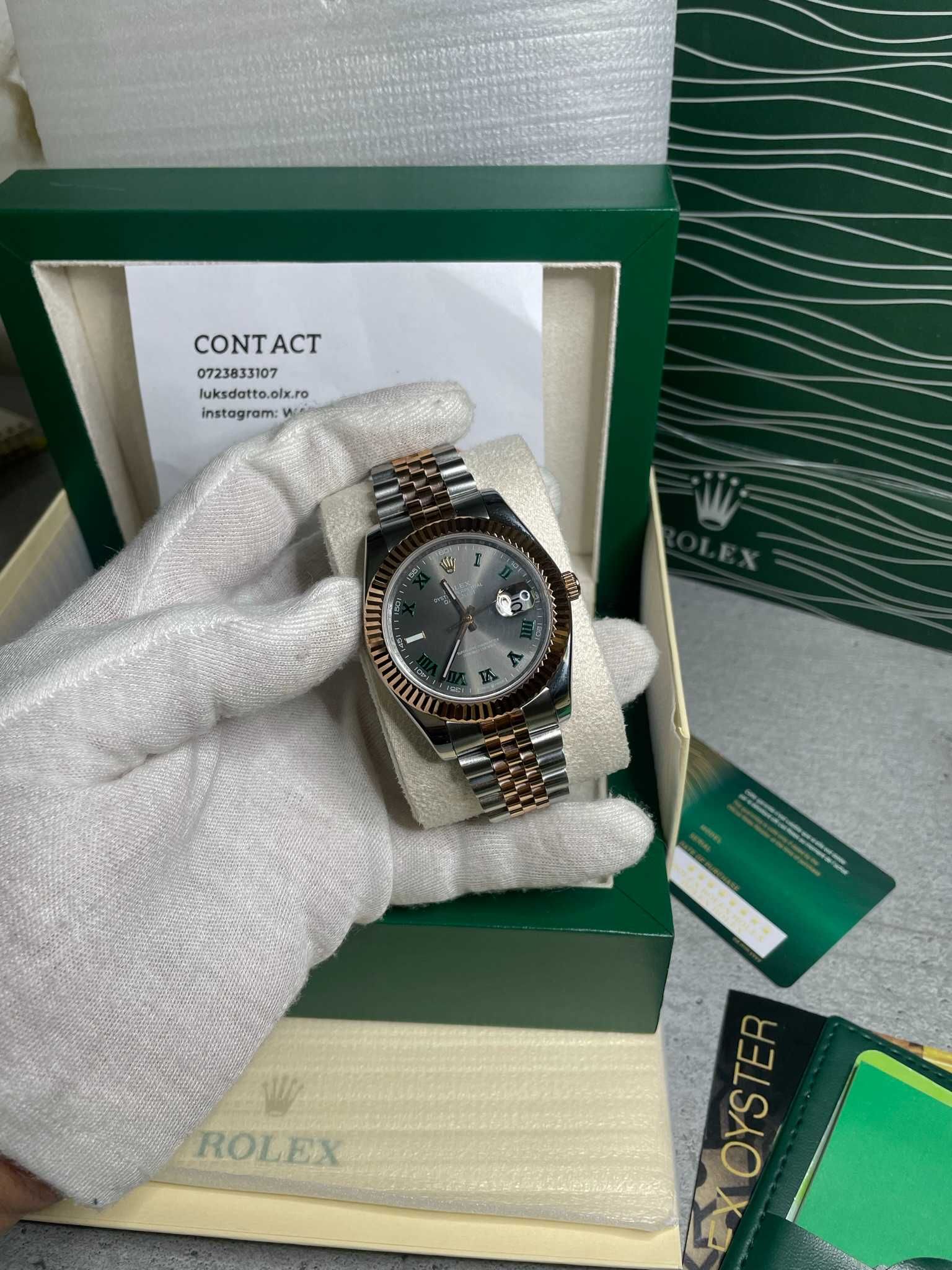 Rolex 40 MM Wimbledon Rose Gold