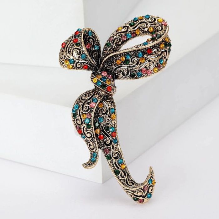 Брошь"Бант". 5 видов и разные цвета.