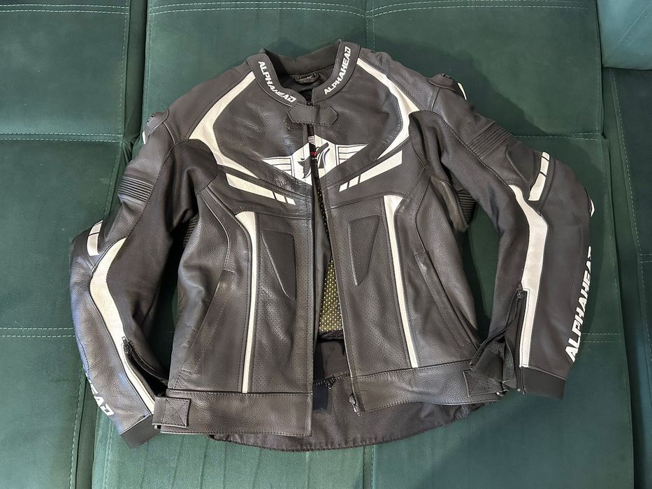Geaca moto piele cocoasa Alphahead