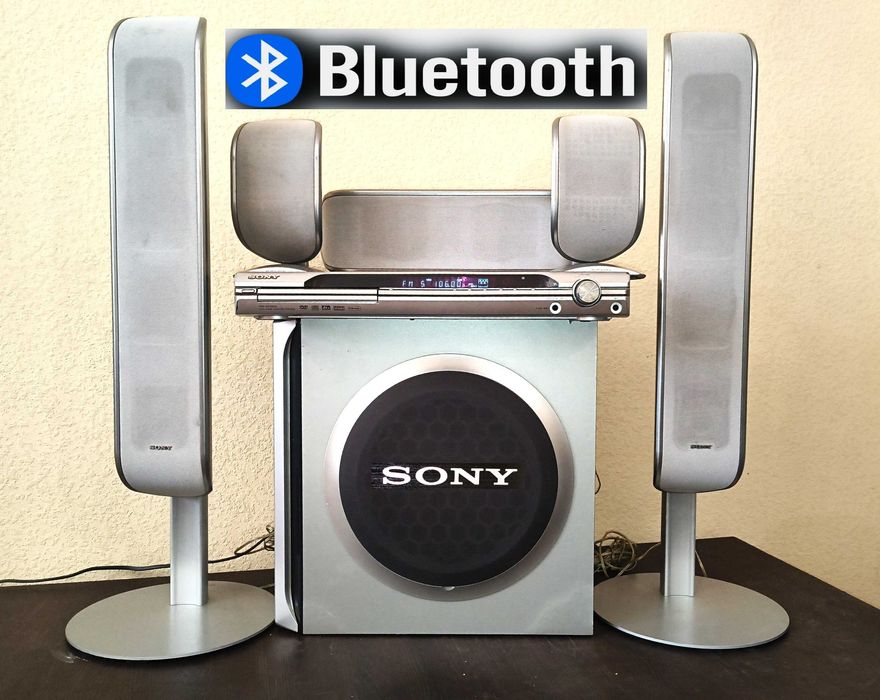 SONY Домашний кинотеатр 5.1.сабвуфер Bluetooth адаптер DVD/FM/