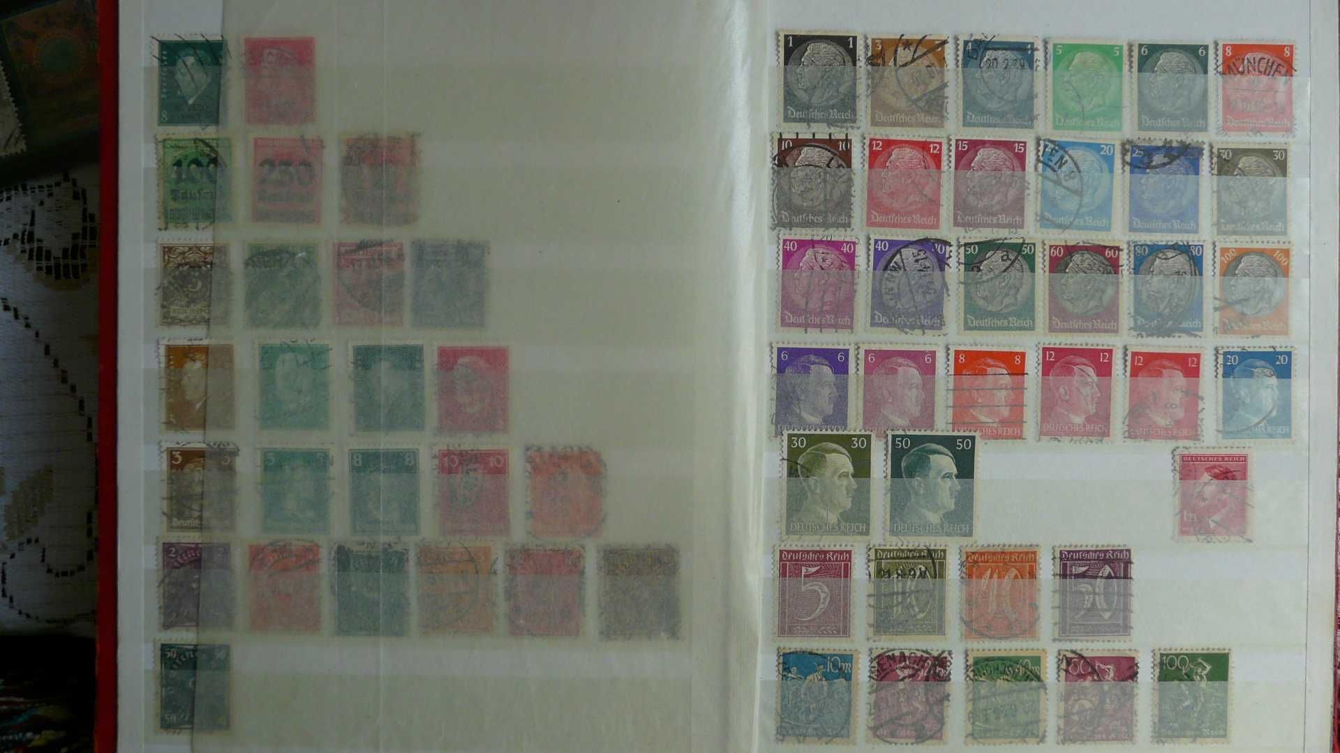 Germania , Deutsches Reich + Deusches Post colectie timbre stampilate