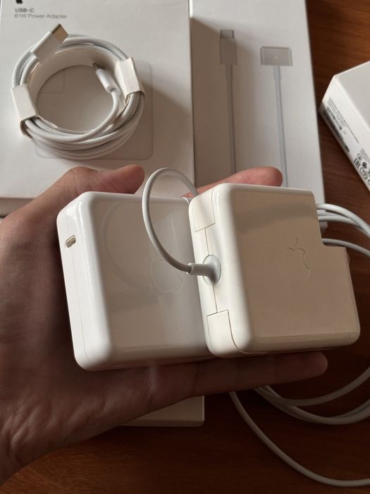 зарядка макбук блок питания 85w magsafe шнур type-c переходник