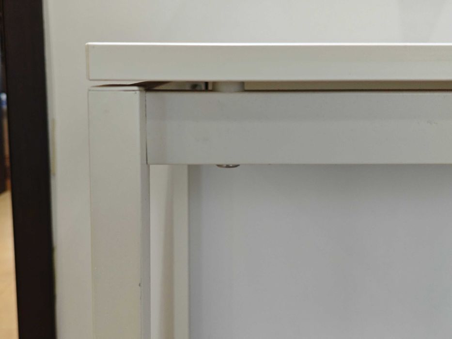 Трапезна Маса IKEA MELLTORP 75x75x72 см - Бяла с метални крака