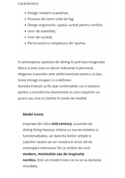 scaune bucătărie/ dining