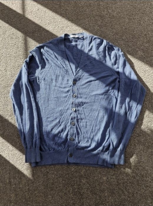 Cardigan/Pulover bărbătesc Uniqlo, 100% lână (Woolmark) - Mărimea M