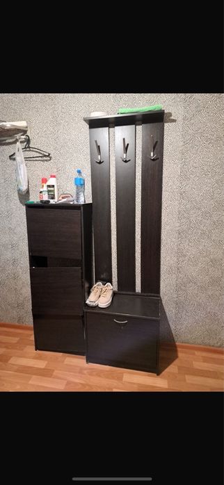 Прихожая с полками для обуви
