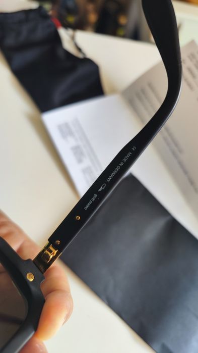 Cazal слънчеви очила с позлата