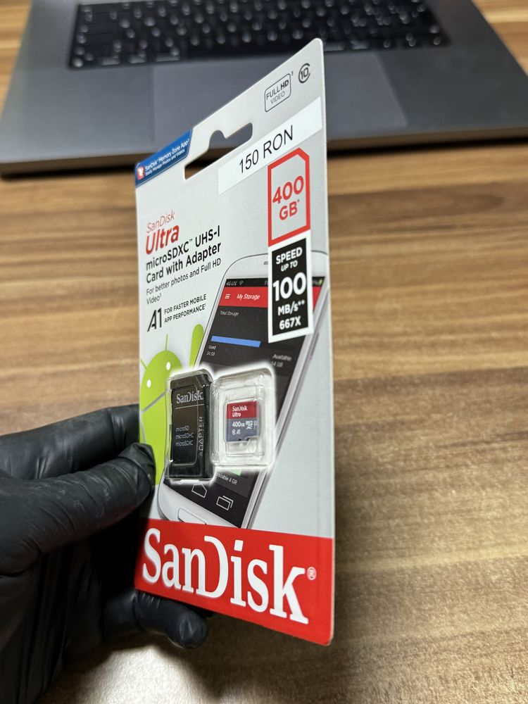 Card SanDisk Ultra / 400 Gb / Nou - Sigilat |