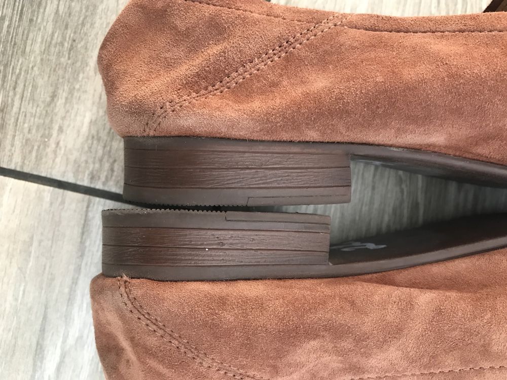 Loafersi piele naturala intoarsa 40