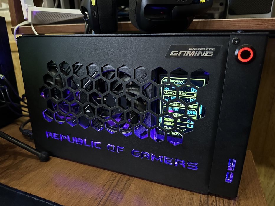Игровой компьютер в mini itx корпусе Ryzen 7 + RTX 5060