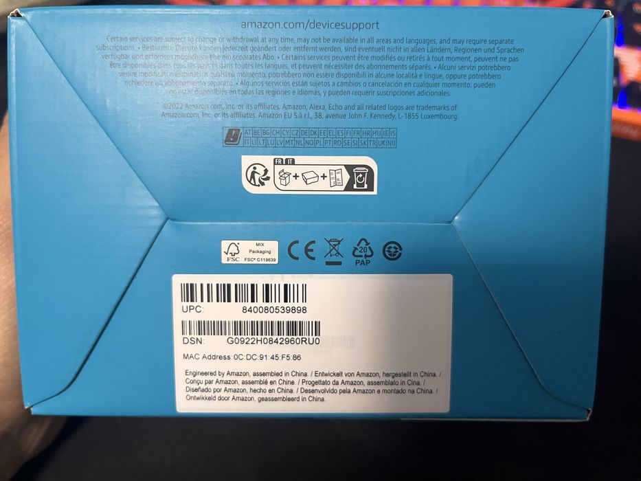 alexa echo dot 5