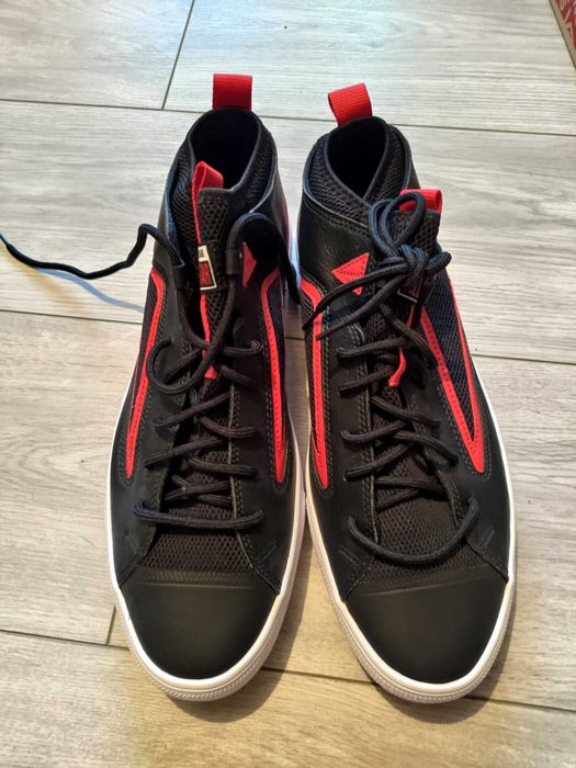 Converse All Stars negru/rosu