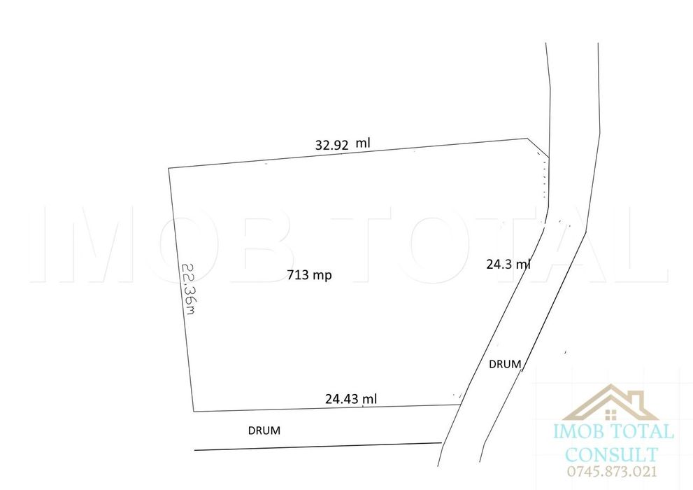 Teren 713 mp Gavana Grigoresti, toate utilitatile, comision 0%