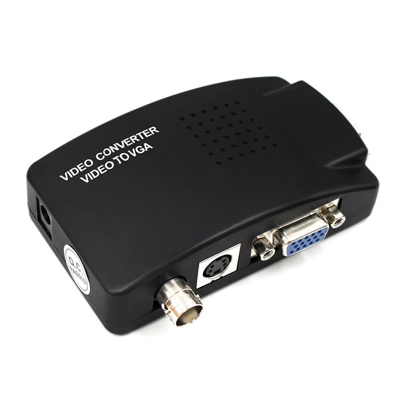 Конвертер адаптер-преобразователь сигнала AV 
RCA / S-Video / VGA