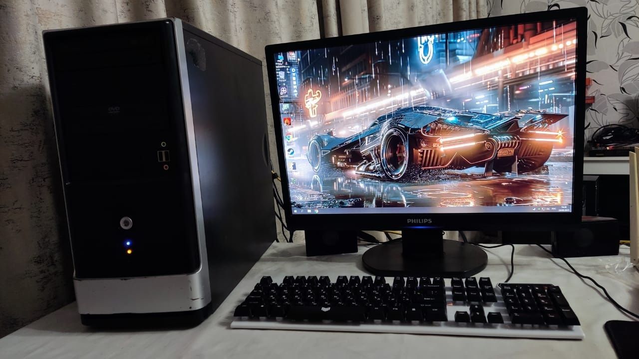 Игровой компьютер i7-3770 Gtx 1050ti 4Gb LCD 22"