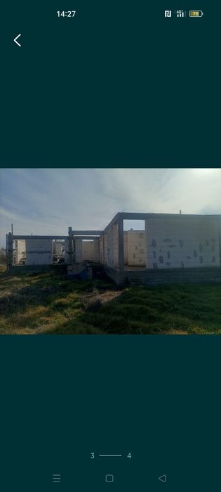 Casa în construcție de vânzare