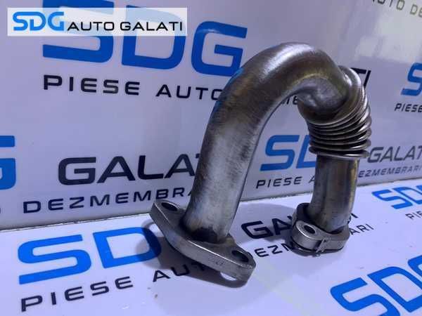 Teava Conducta Racord EGR Racitor Gaze VW Passat B7 1.6 TDI CAYC 2010 - 2015 Cod 03P131521B [D0360]