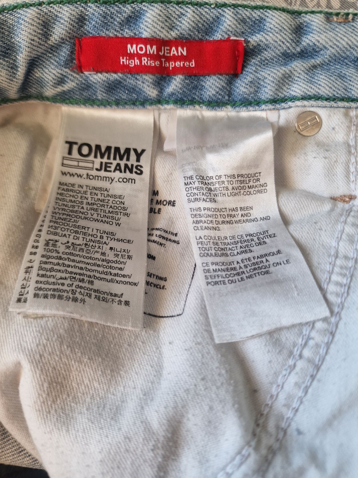 Страхотни дамски дънки moms fit TOMMY HILFIGER, размер 34 / 32